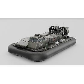 3D Military Hovercraft